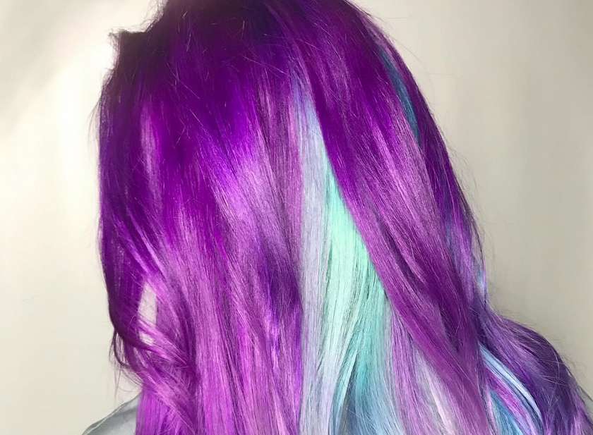 Balayage hair color transformation at Salon Lamont Salt Lake City